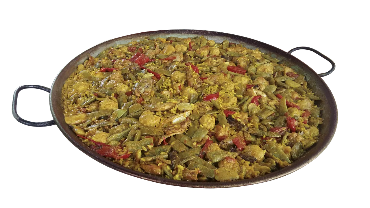 paella de bacalao y coliflor