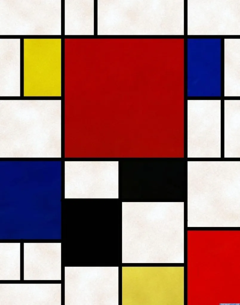 arte minimalista mondrian