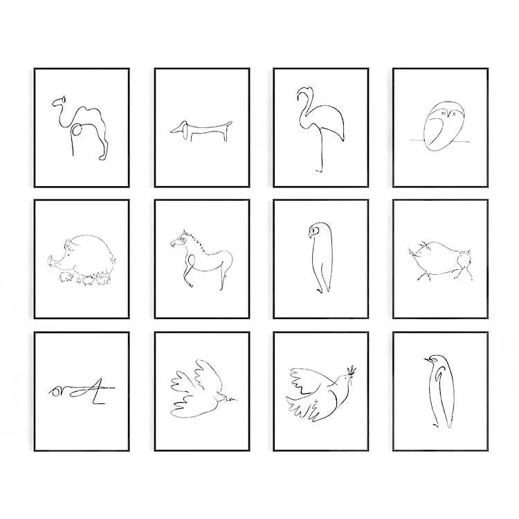 dibujos minimalistas fáciles